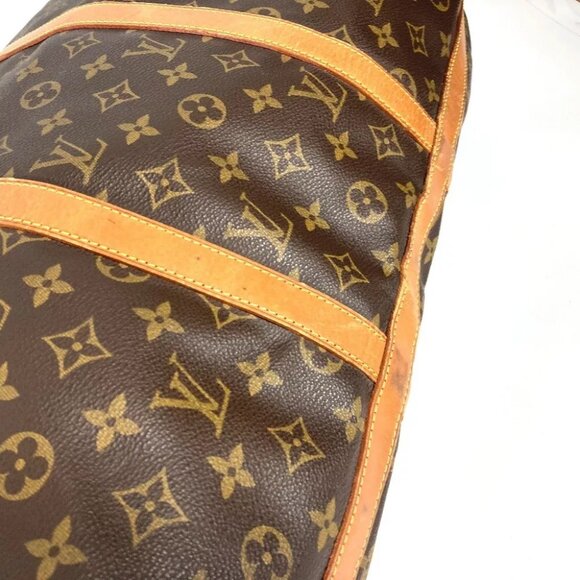 LOUIS VUITTON M51116 Monogram Flannery 50 Bag Tote Bag Shoulder Bag Brown - Picture 6 of 15